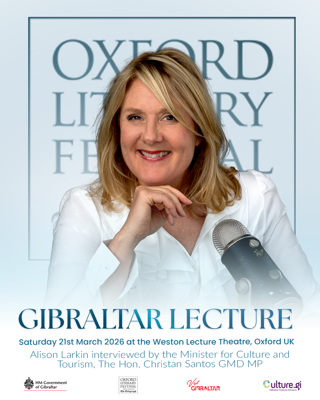 Gibraltar Lecture at the Oxford Literary Festival 2026