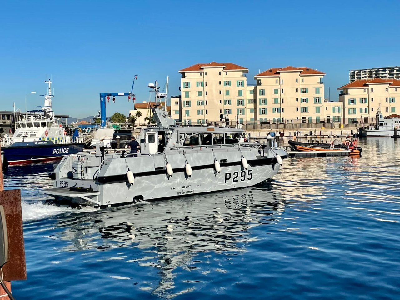 Royal Navy Gib Squadron Welcomes HMS Cutlass