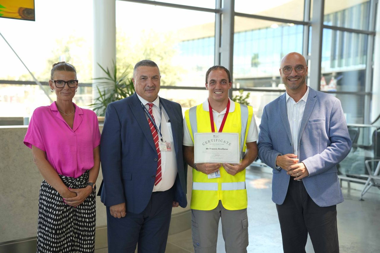 Recognition for Mr. Francis Avellano – A True Ambassador at Gibraltar International Airport 