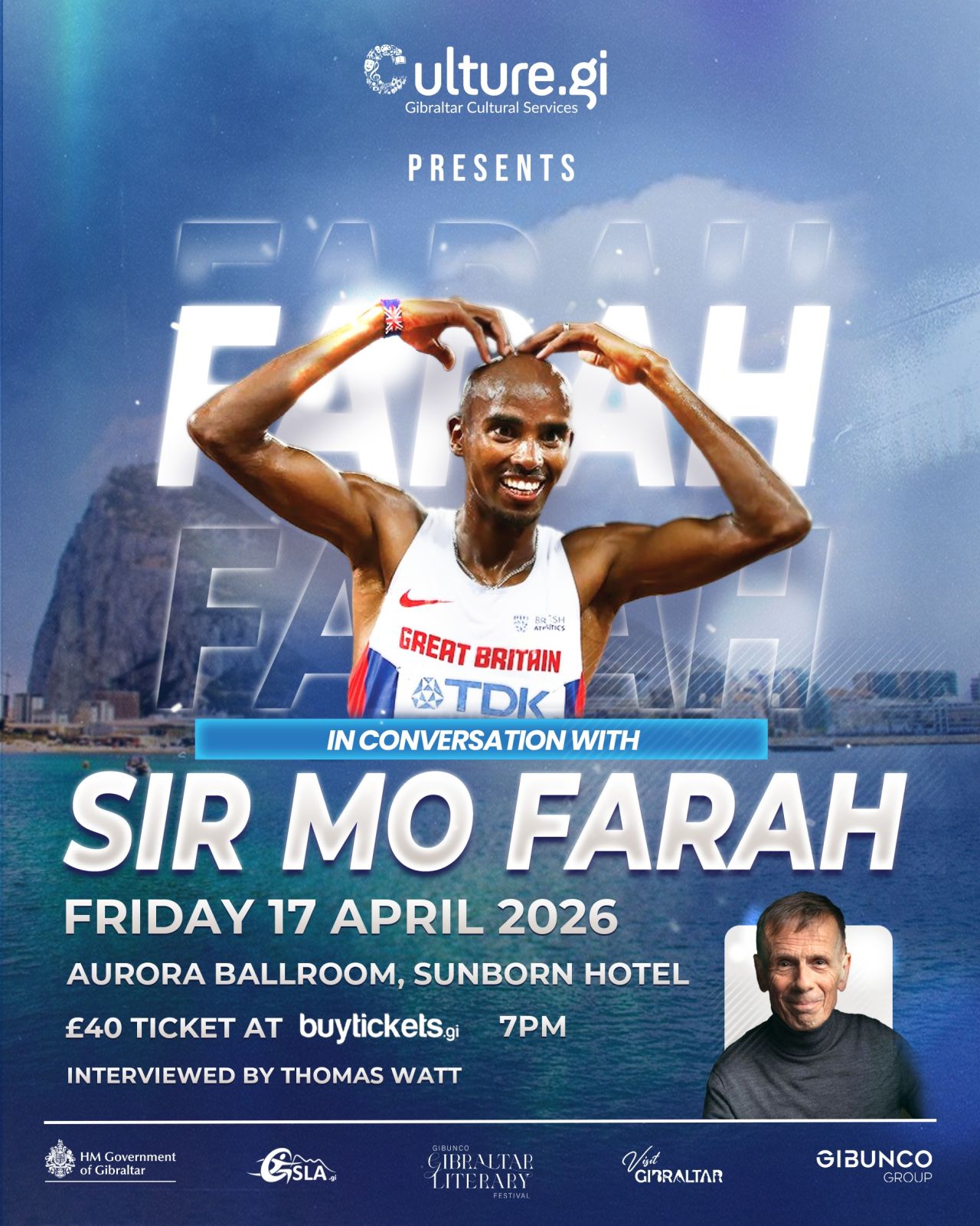 In Conversation With Sir Mo Farah At The Sunborn Hotel