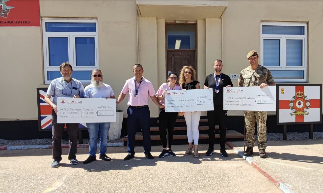 Royal Gibraltar Regiment Reservists Raise £2520 For Charity