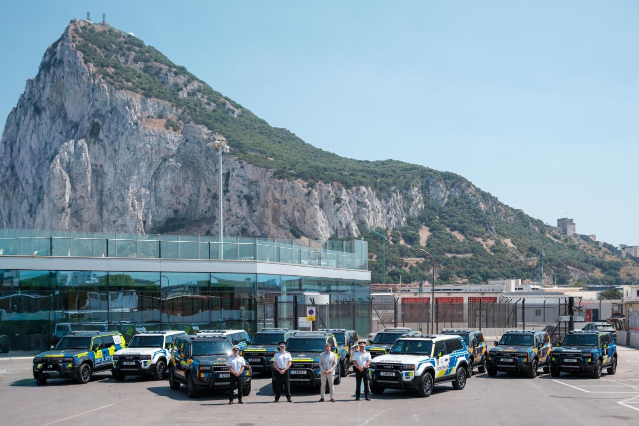 New Fleet Of 4x4 Vehicles Handed Over To Gibraltar's Front-Line Border Agencies