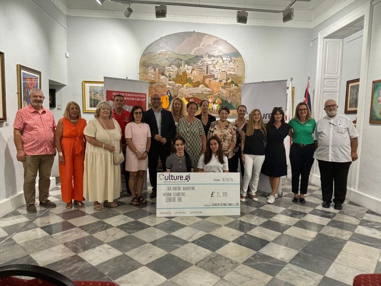 Gibraltar National Celebrations Poster Competition And Presentation of Cheques