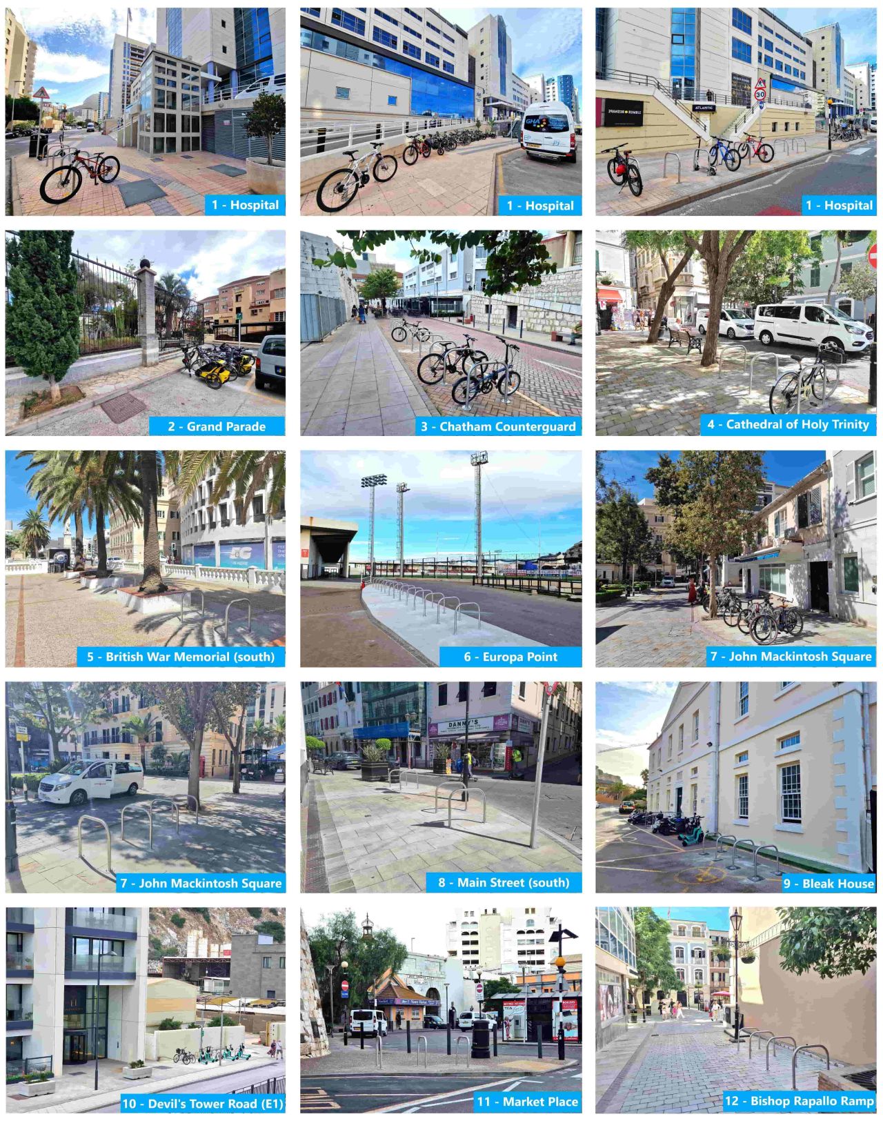 Rollout Of 178 New Bicycle Parking Spaces Across Gibraltar