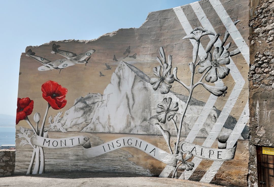 Gibraltar WWII Tunnels Unveil New Mural By Jessica Darch
