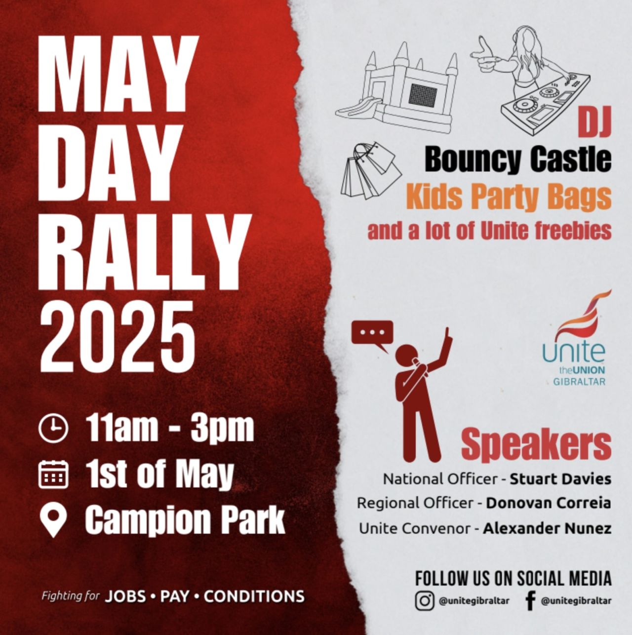 May Day 2025 – Delivery Of Public Sector Pay Claim Key For Both The Public And Private Sectors Says Unite