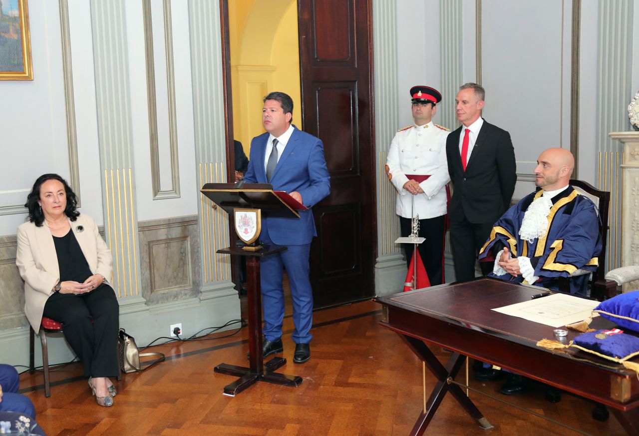 Chief Minister’s Address On Investiture Of Christian Santos As Gibraltar’s 19th Mayor