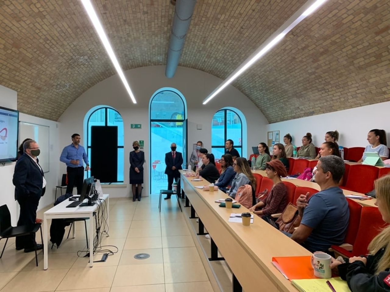 Minister Cortes Meets University Students