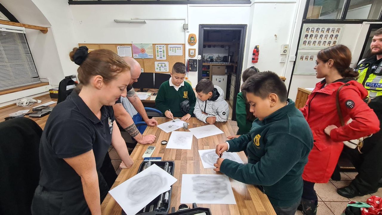 School Children Visit New Mole House