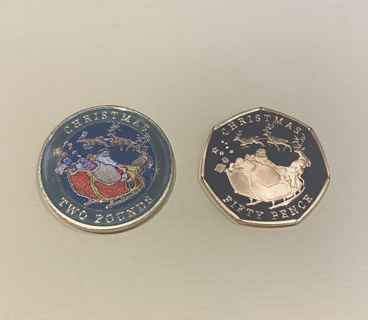 2020 Christmas Coin Minted
