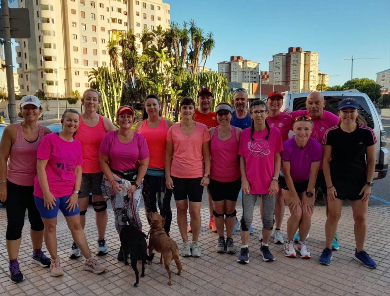 Carpe Diem Running Club Raise Funds For Breast Cancer Support Gibraltar