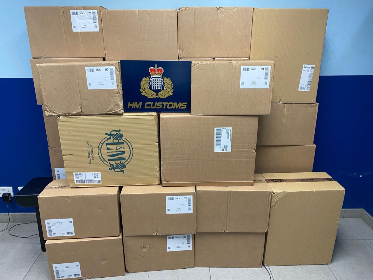 HM Customs Seize 3,000 Cartons of Cigarettes