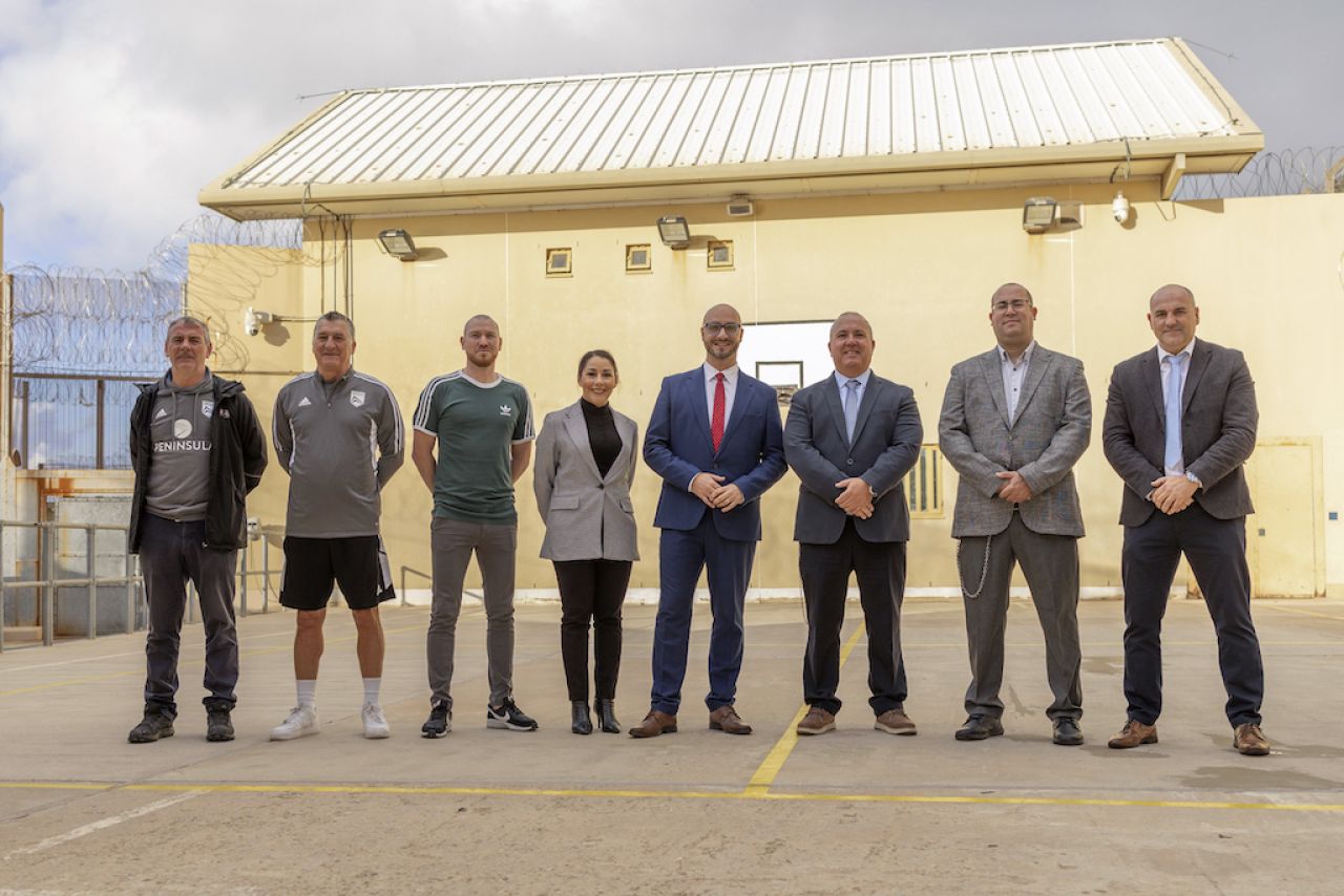 Ministry of Employment Launches Empowerment Project at HMP Windmill Hill in Conjunction with Gibraltar Football Association