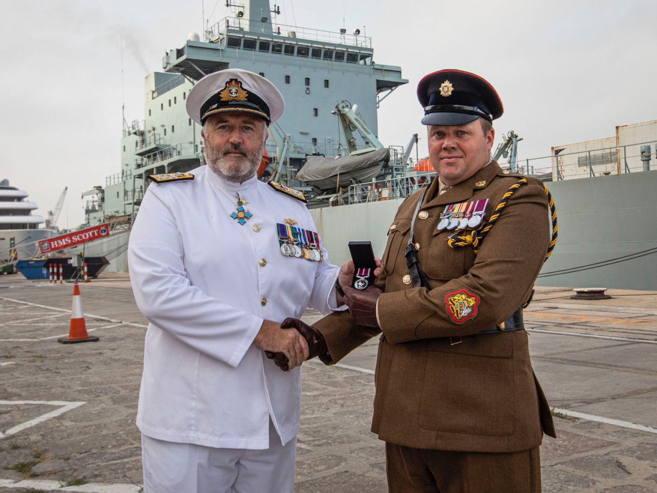 WO1 Edwards Presented With Meritorious Service Medal