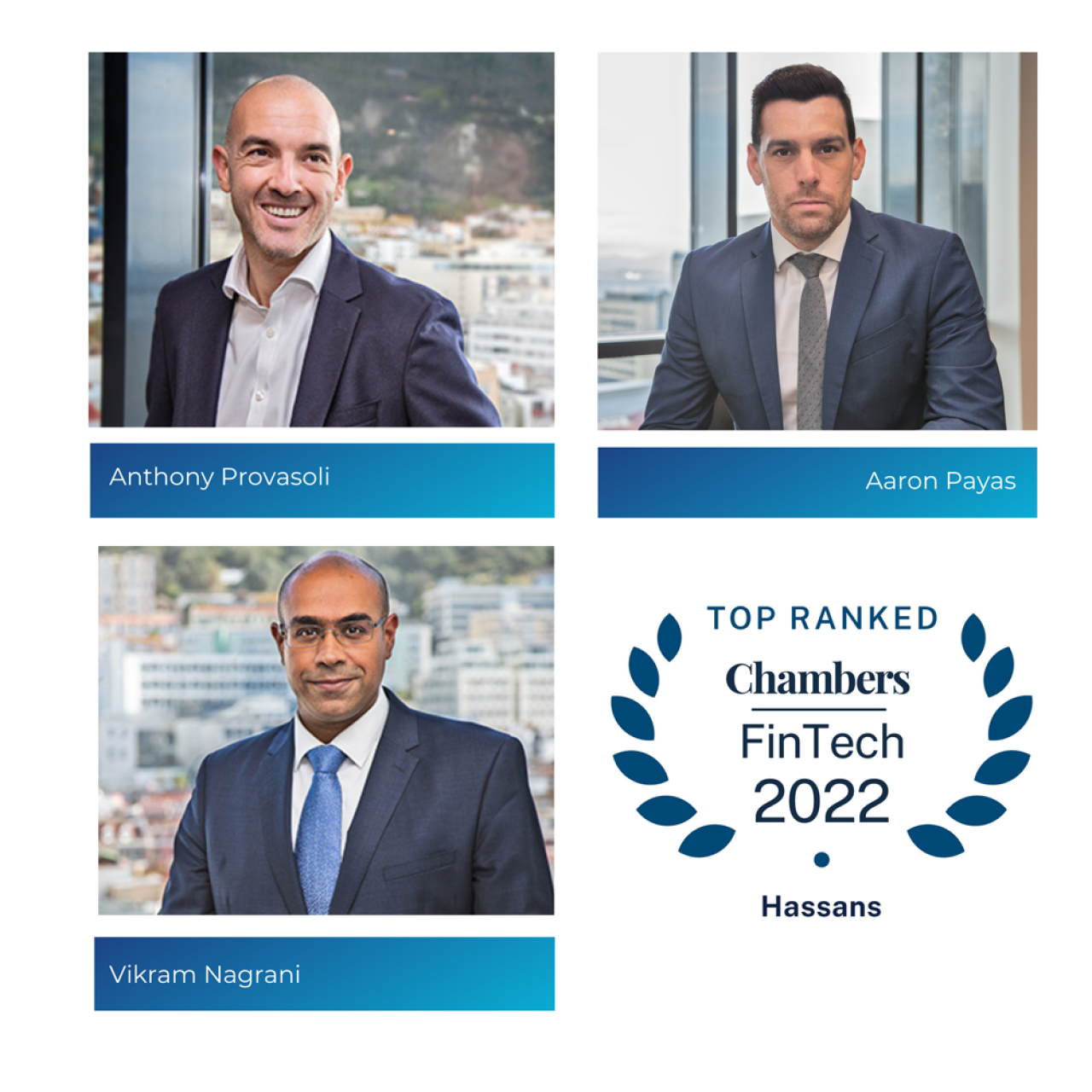 Hassans ranked Tier 1 for fourth year running in Chambers’ FinTech: Professional Advisers Guide