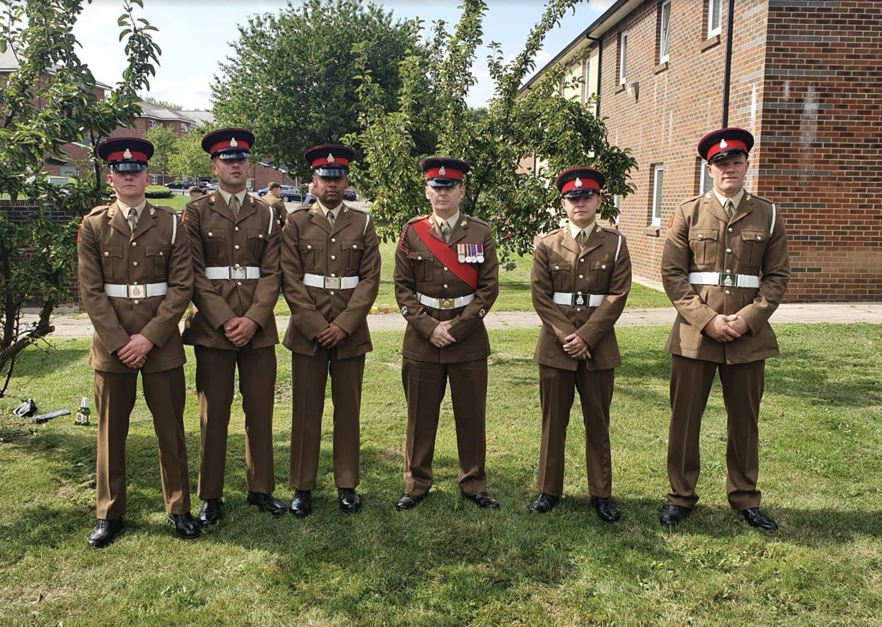 Five New Recruits For The Royal Gibraltar Regiment