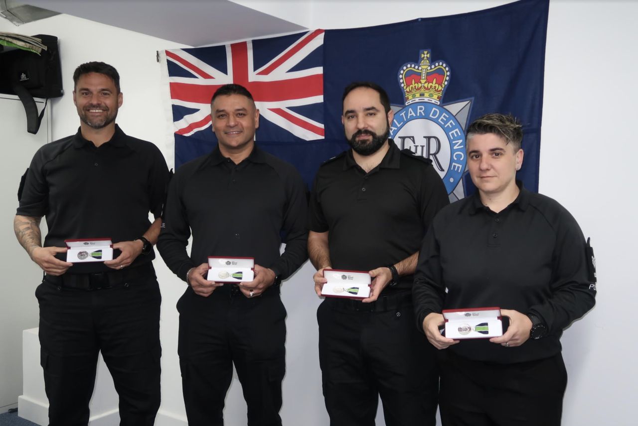 Gibraltar Defence Police Long Service Medals
