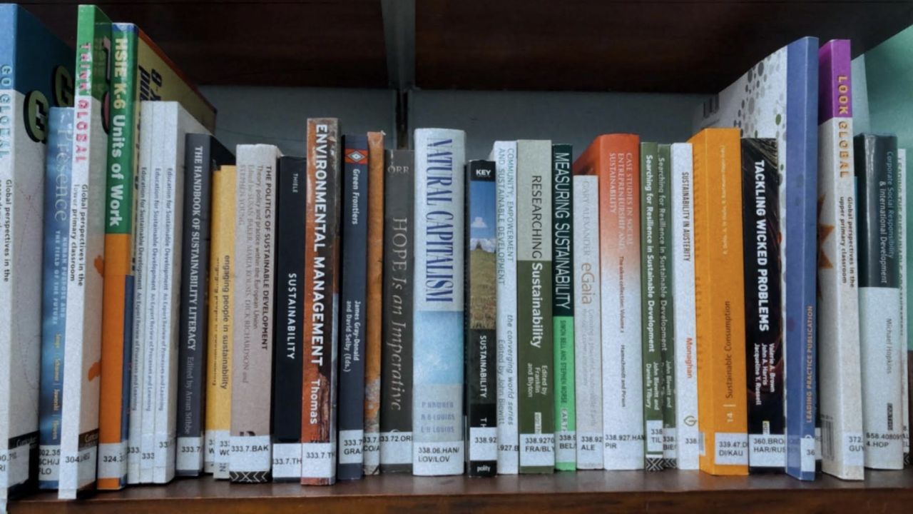 Sustainability Resources Collection At John Mackintosh Hall Library