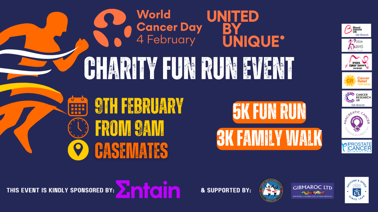 Two Special Events By Cancer Relief Together With Cancer Charities In Gibraltar To Mark World Cancer Day