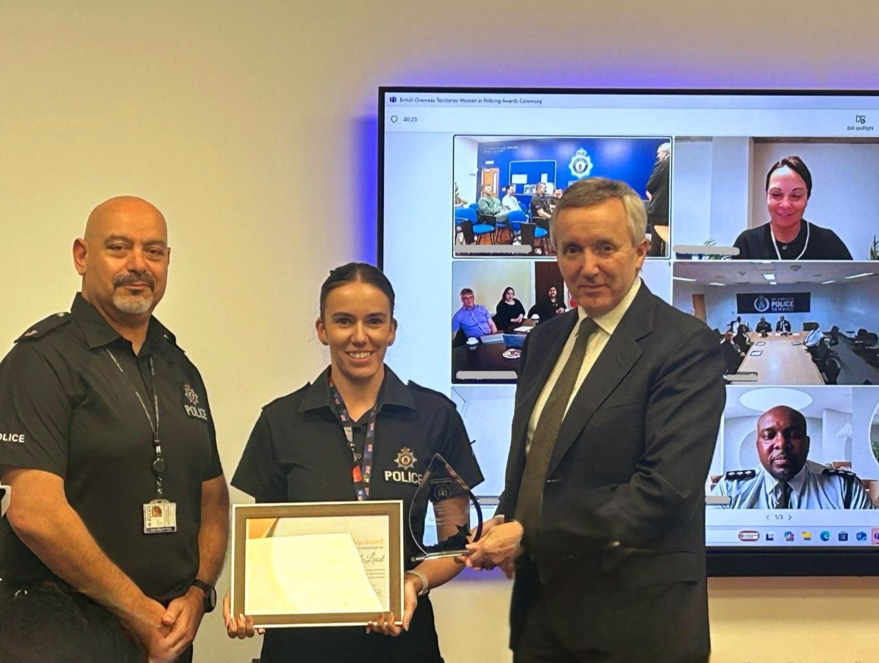 RGP Officers Recognised In British Overseas Territories Women In Policing Awards