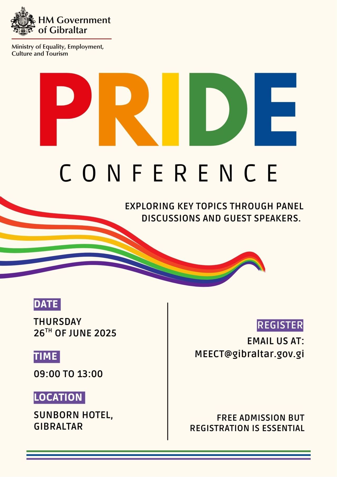 Ministry of Equality to Mark Pride Month with a Conference Event