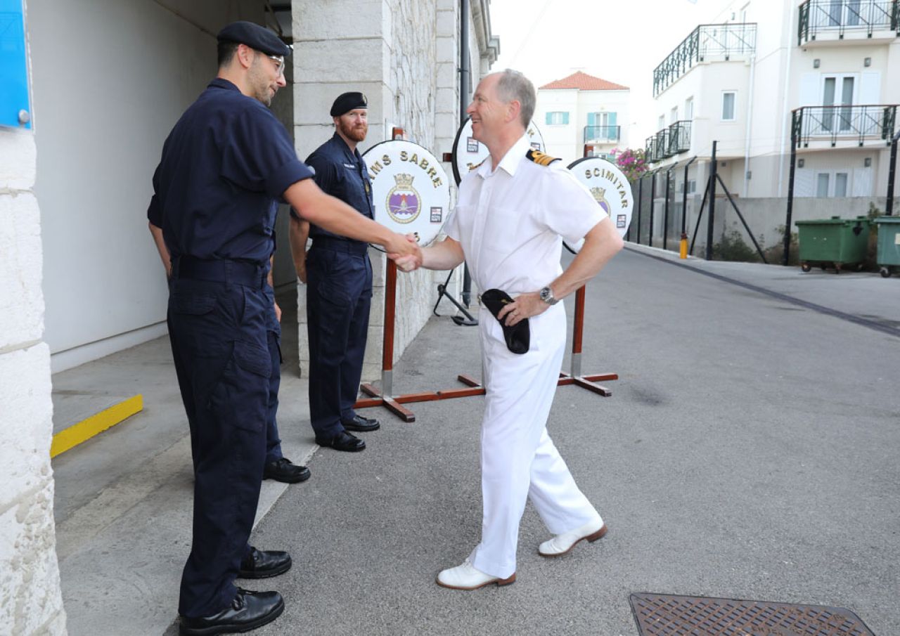 Fleet Commander Visits Gibraltar