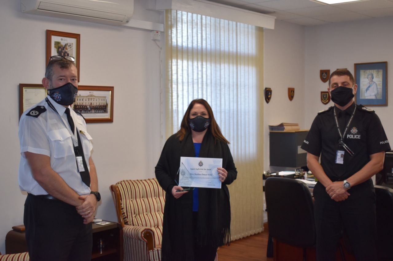 Commissioner Of Police Presents Annual Staff Awards