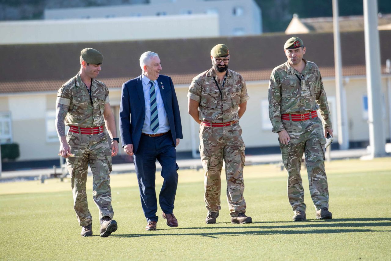 Speaker Of The House Of Commons Visits British Forces Gibraltar