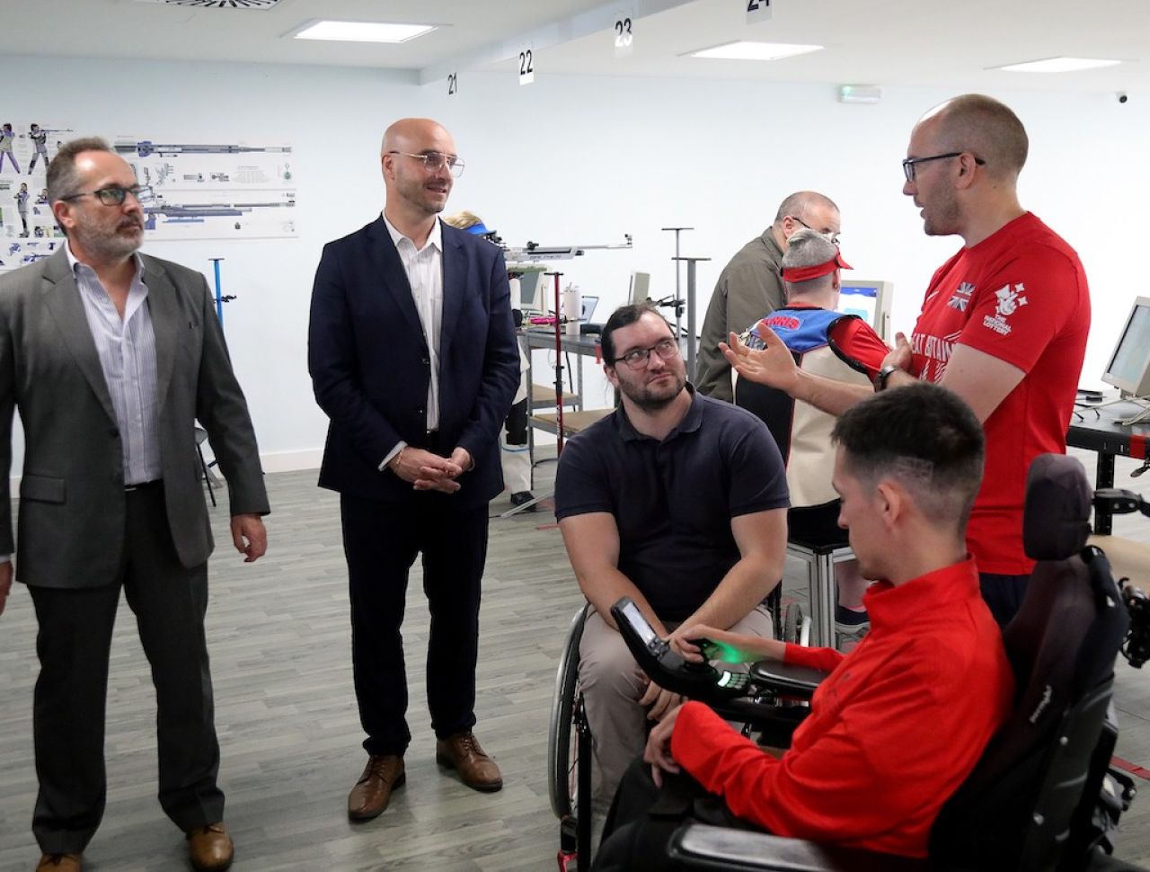 Ministers Santos and Bruzon Meet the British Olympic and Paralympic Shooting Teams