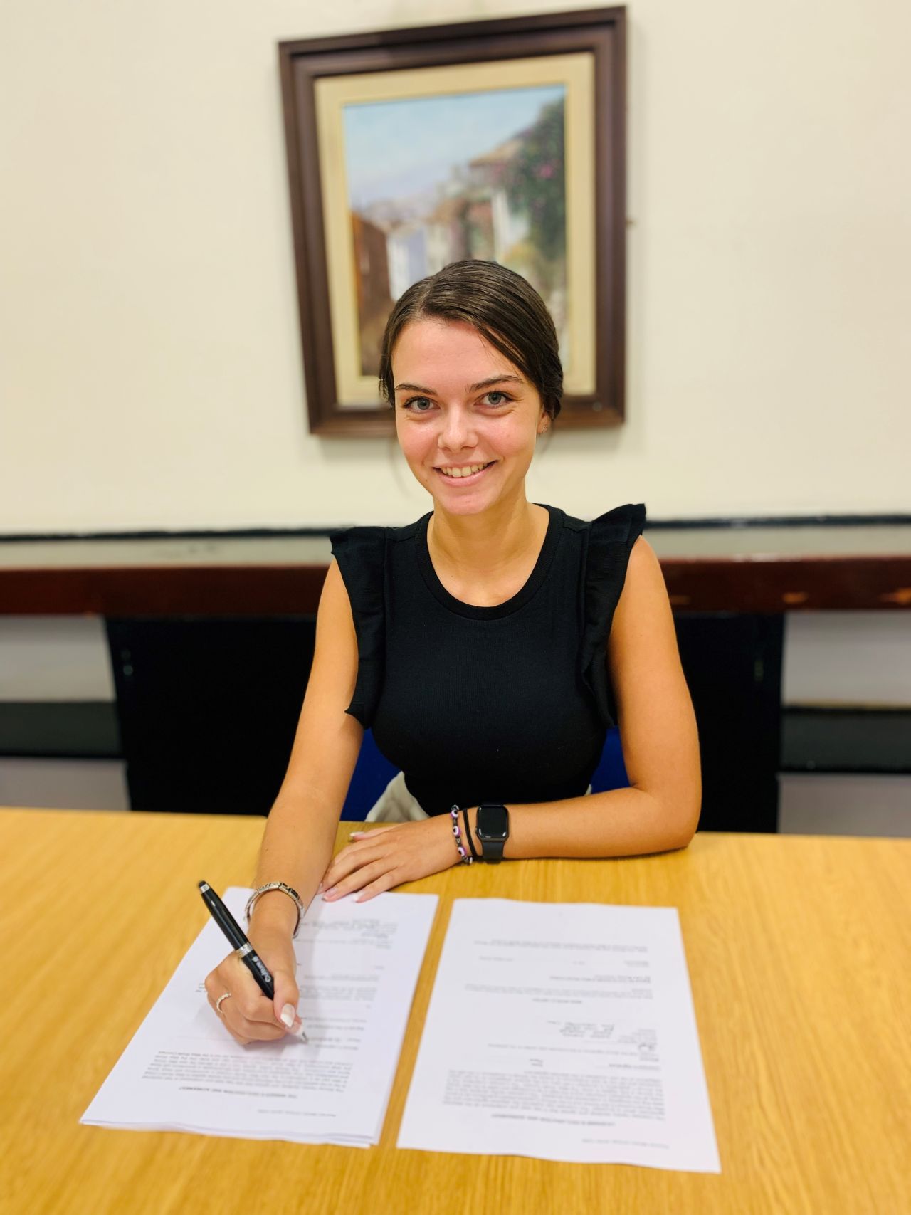 Miss Gibraltar gets ready for Miss World