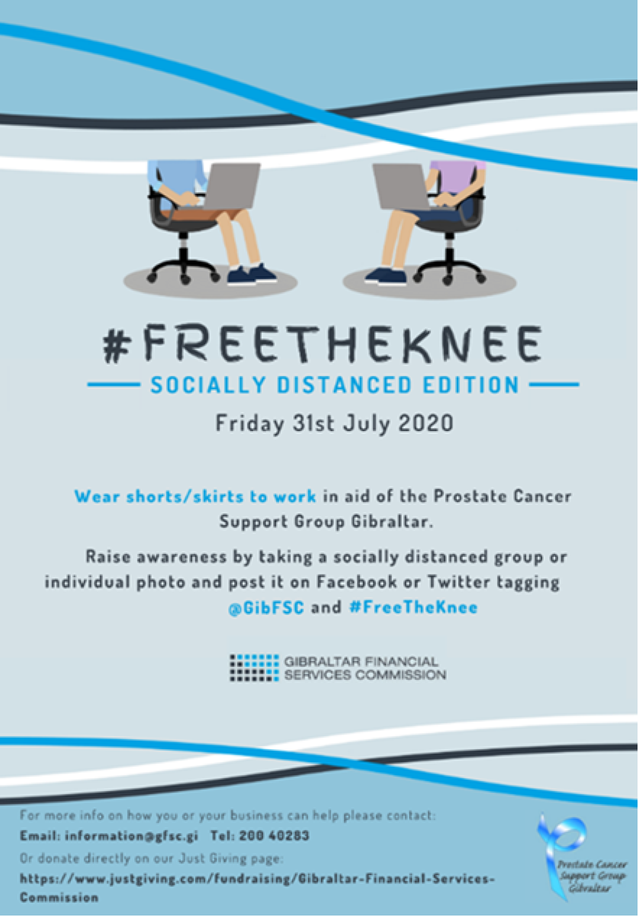 #FreeTheKnee For Prostate Cancer Support Group Gibraltar