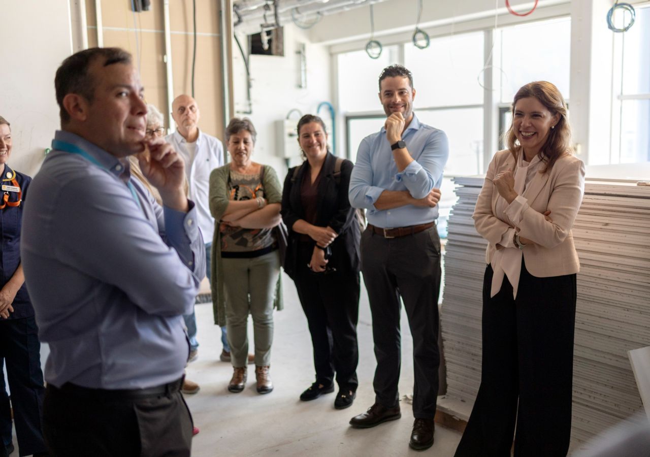 Minister Arias Vasquez Invites Local Cancer Charities to Visit Work in Progress at New Oncology Suite