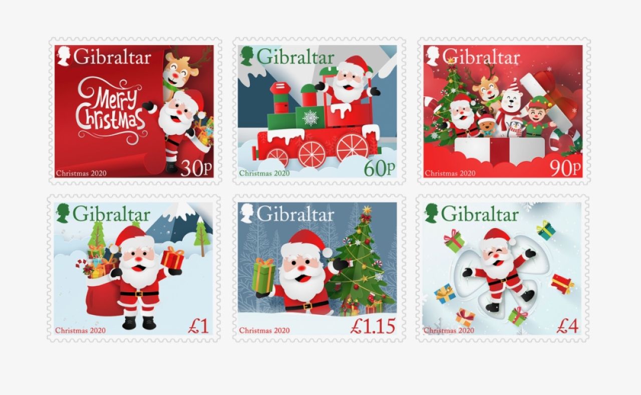 Gibraltar Christmas Stamps 2020