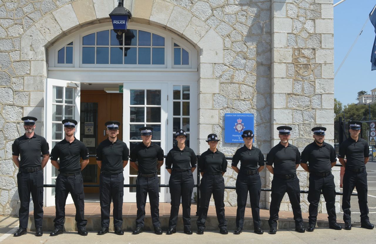 Gibraltar Defence Police Recruits Passing Out Parade