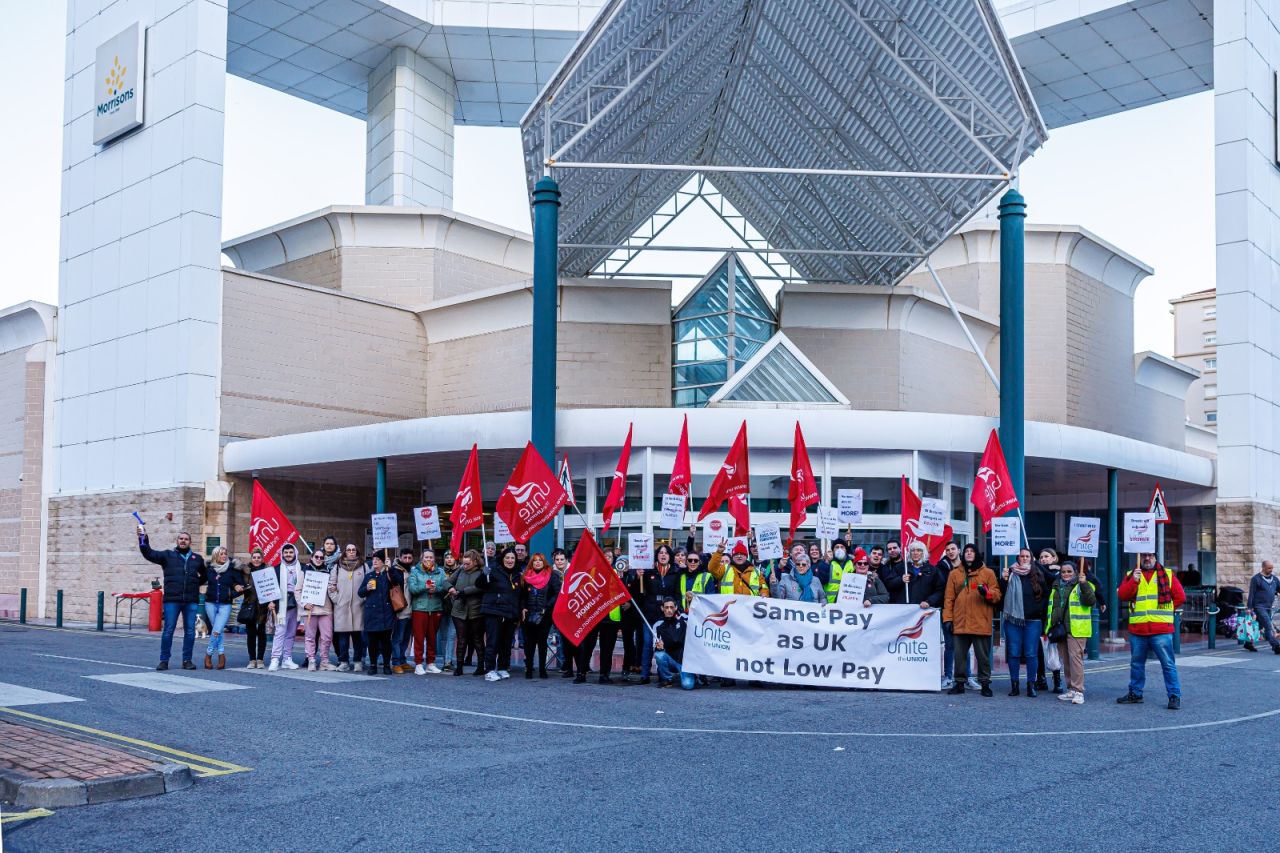 Unite Leader Calls On Morrisons Boss To Intervene In Gibraltar Wage Dispute