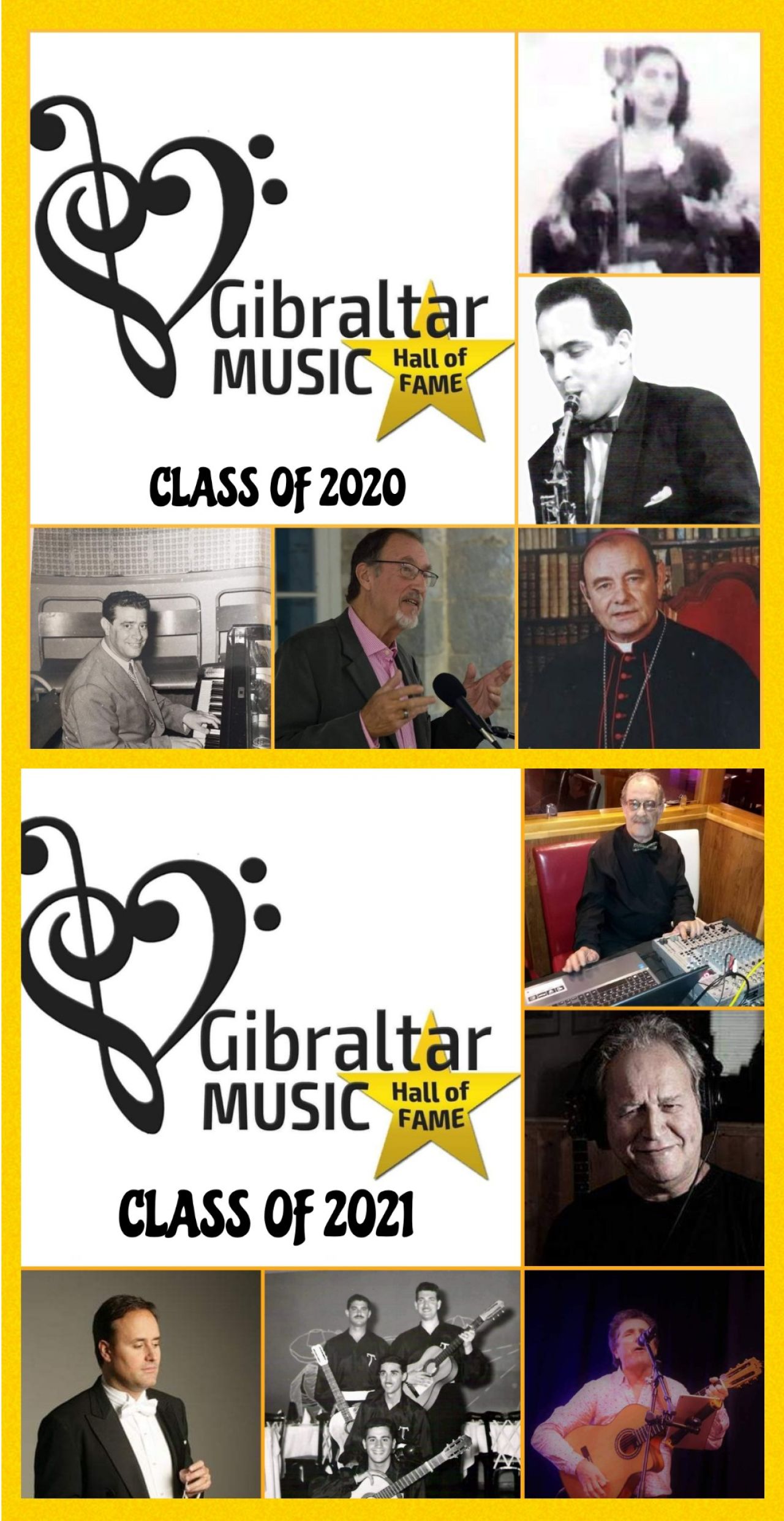 Gibraltar Music Hall Of Fame Induction Ceremony Set for June