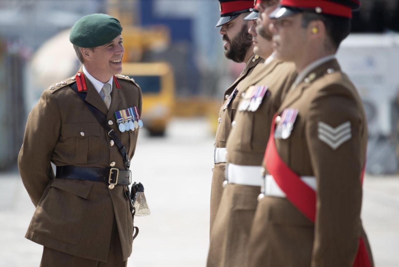Royal Gibraltar Regiment Honours HM King Charles III With Royal Gun Salute