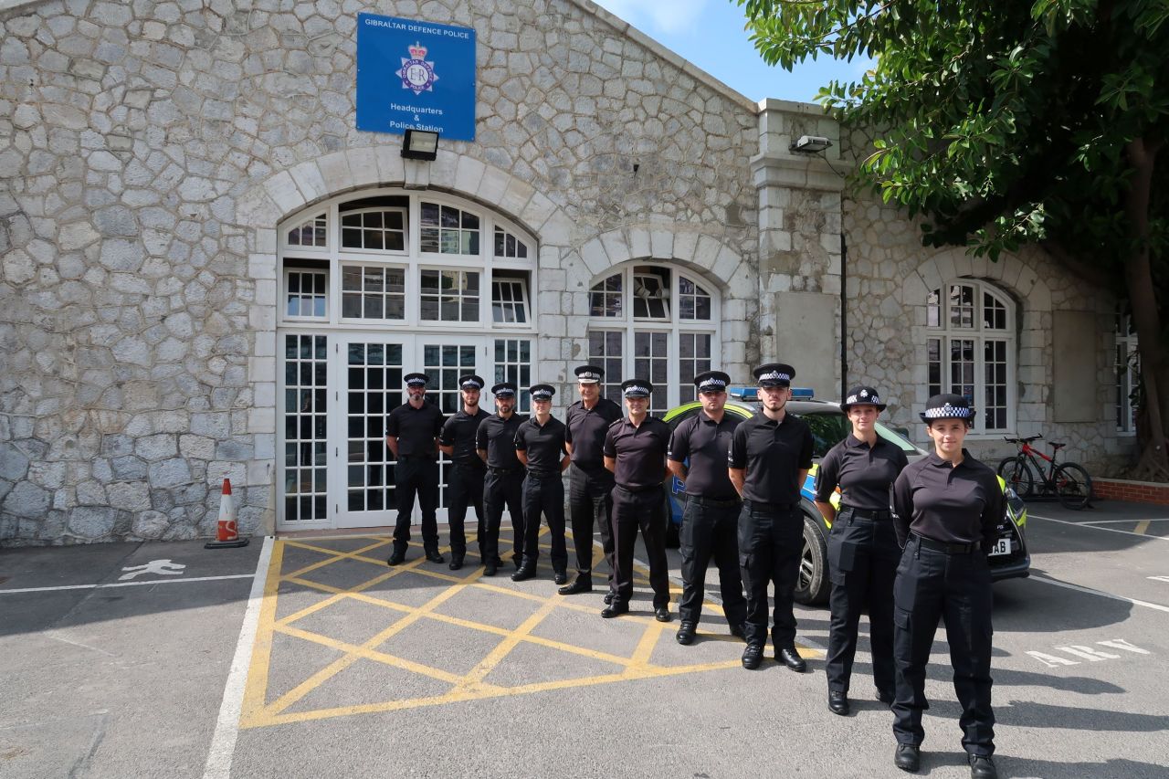 Gibraltar Defence Police Welcome Eight New Officers