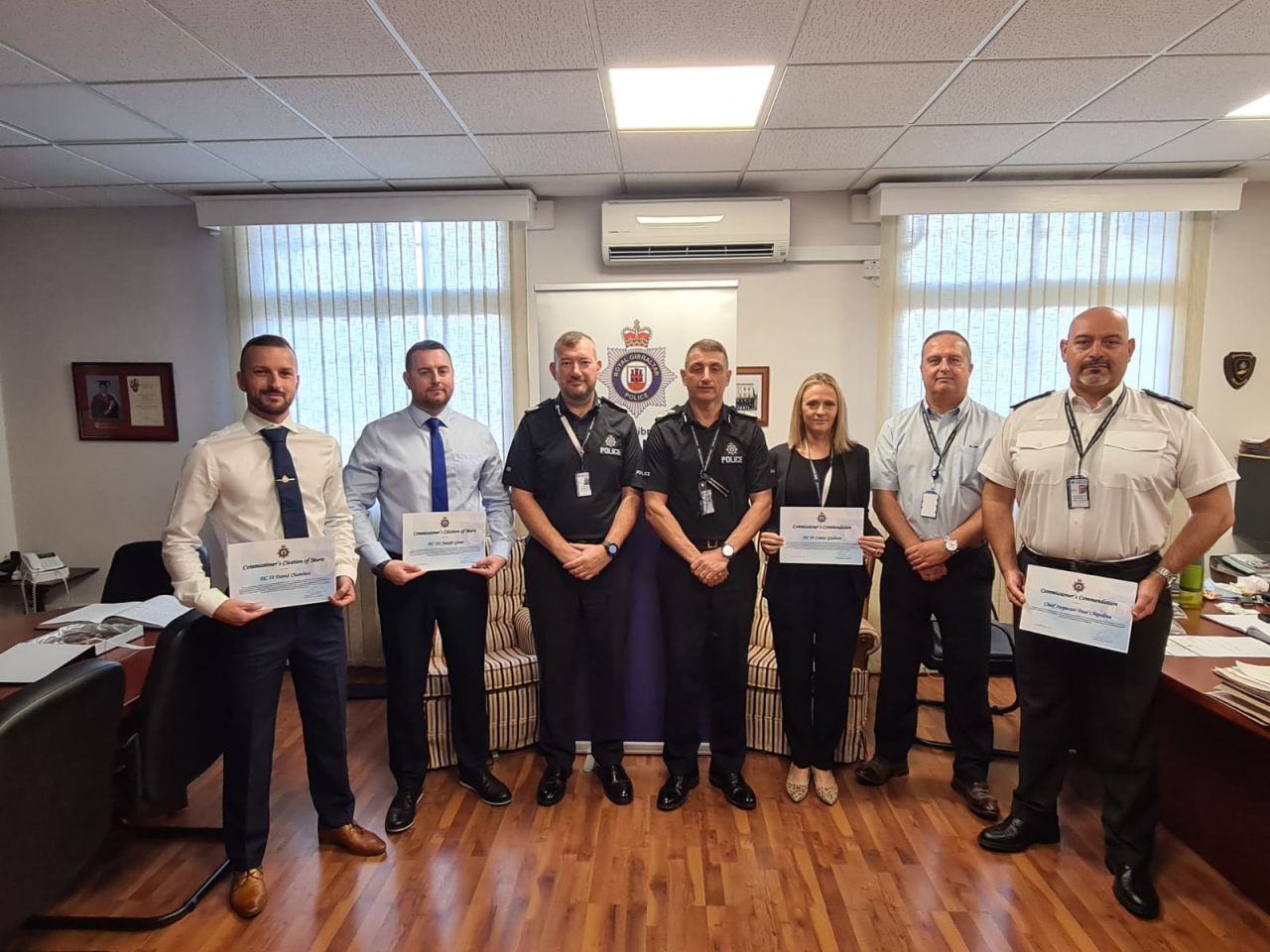 RGP Officers Receive Commendations From Commissioner Of Police