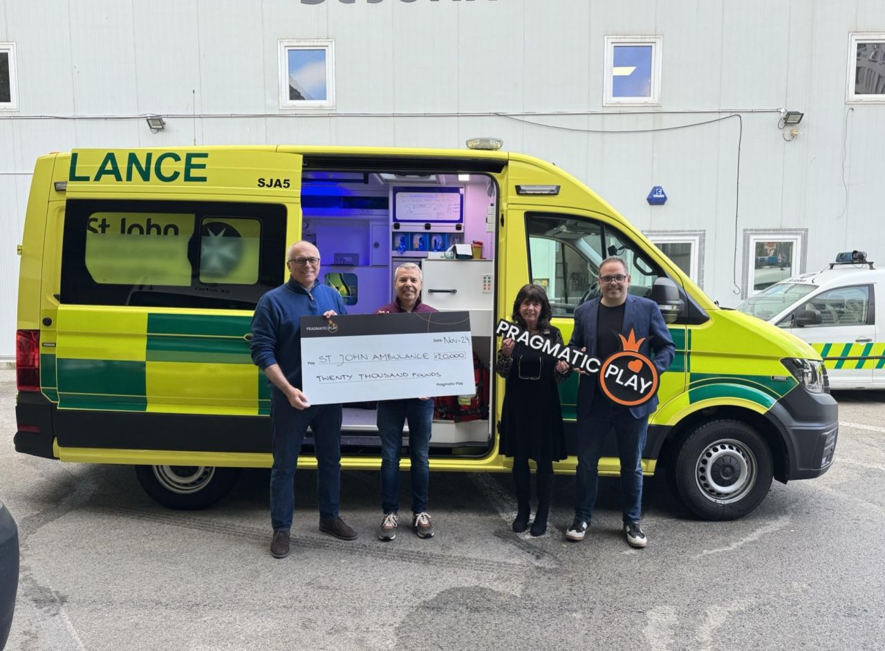 St. John Ambulance Gibraltar Receives Generous Donation From Pragmatic Play