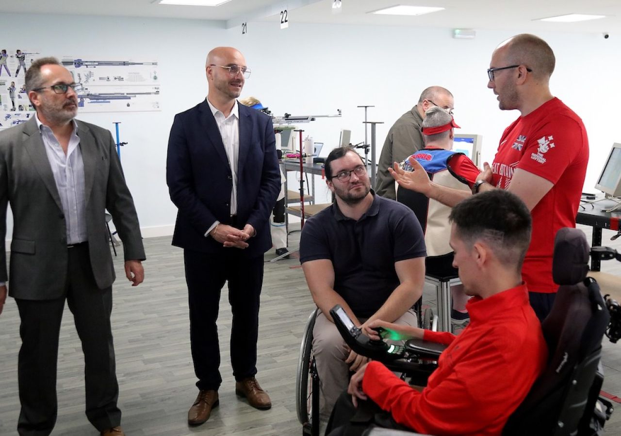 Ministers Santos and Bruzon Meet the British Olympic and Paralympic Shooting Teams 