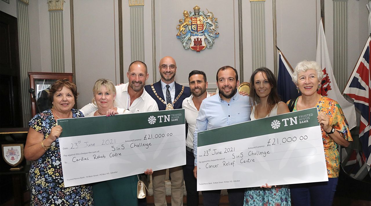 5 In 5 Cheque Presentation
