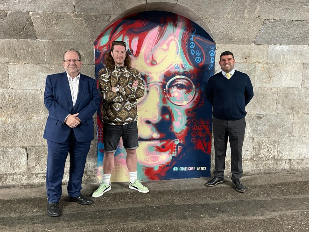Street Art Murals – Landport Tunnel: John Lennon Mural