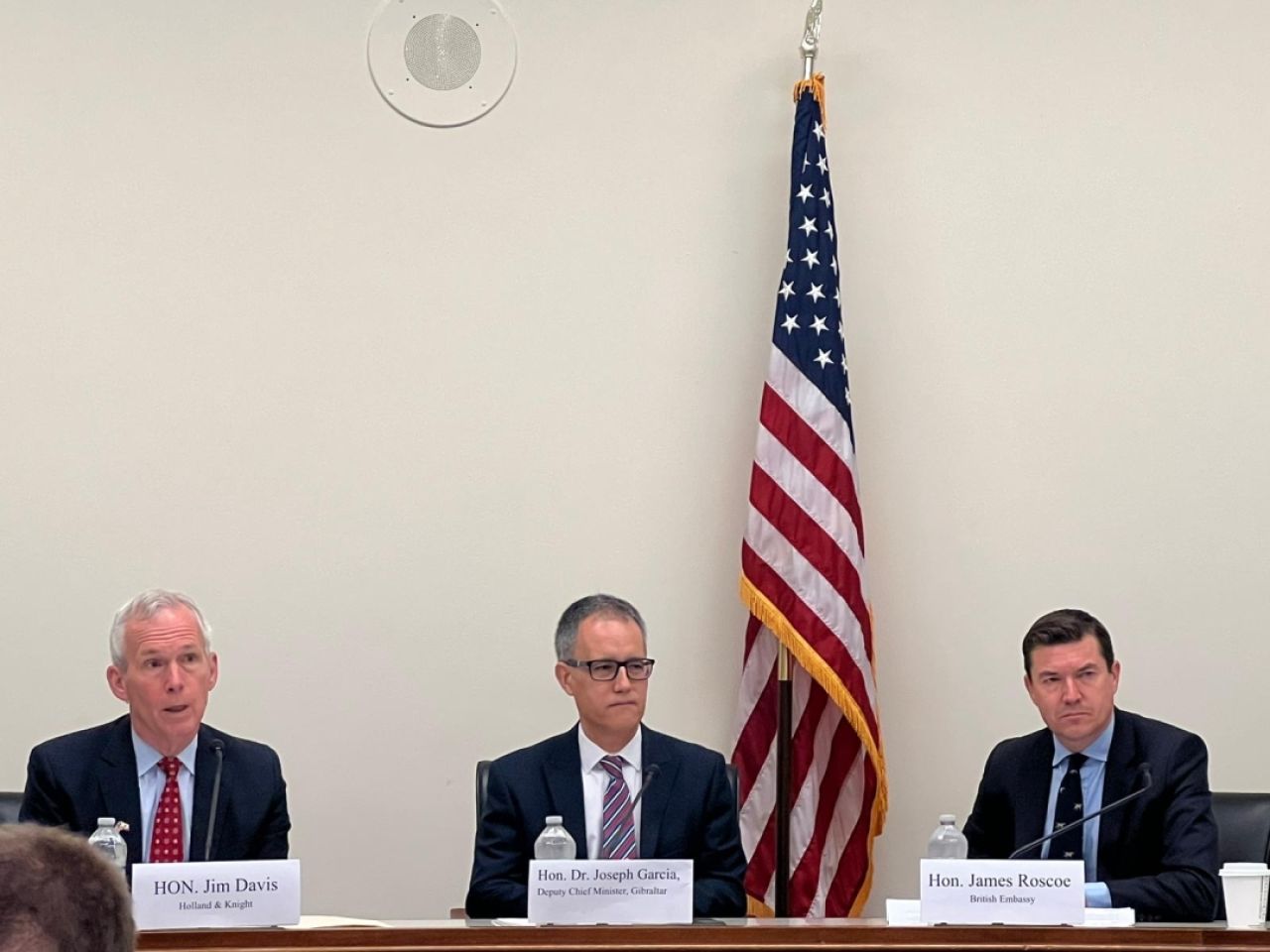 Garcia Promotes Gibraltar in Washington