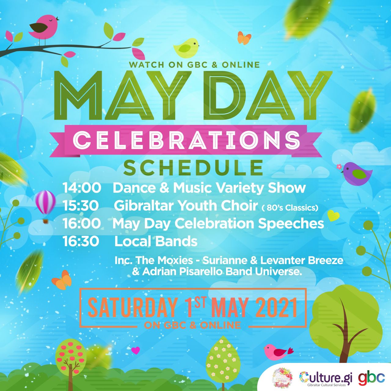 May Day Celebrations 2021 - Programme