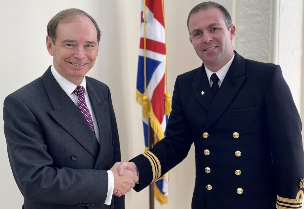 Lt Cdr Adam Colman Leaving Call On The Governor