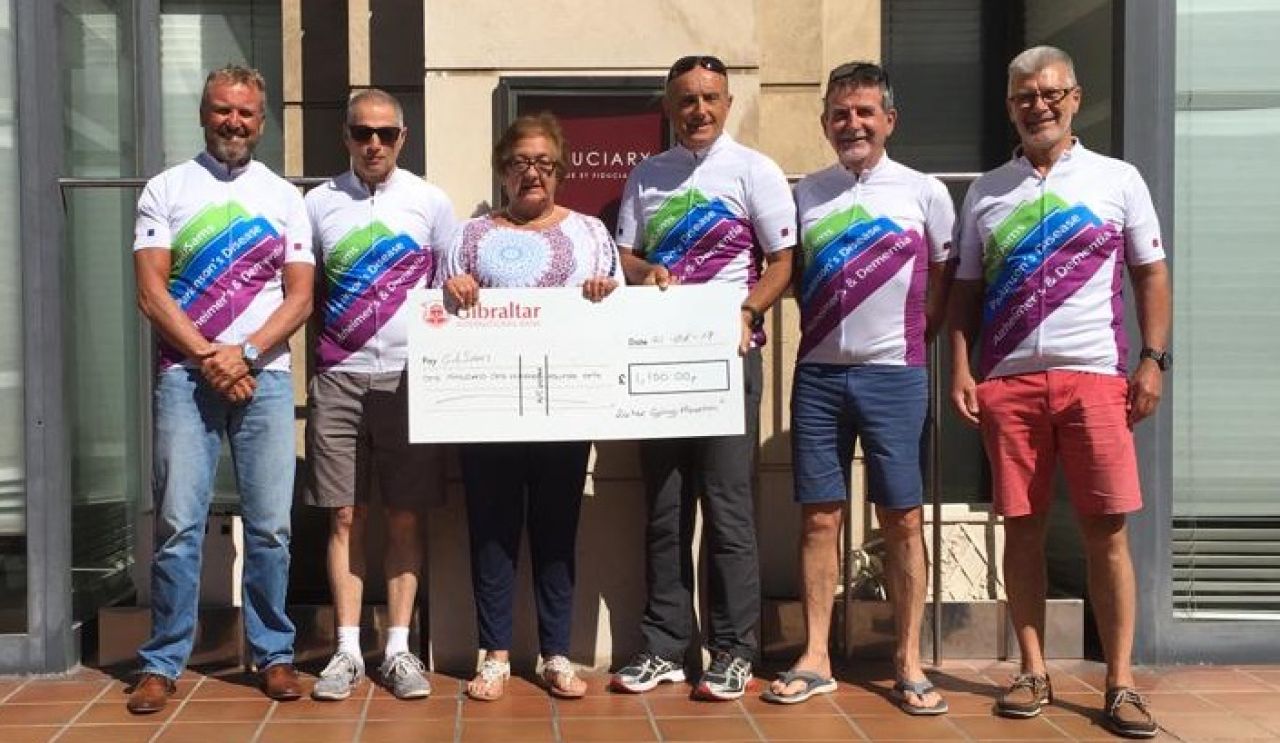 Local Cyclists Donate Over £3000 To Three Local Charities