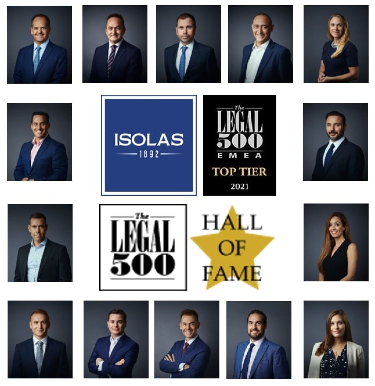 ISOLAS LLP Achieves Top-Tier Ranking By Legal 500 For A Consecutive Year