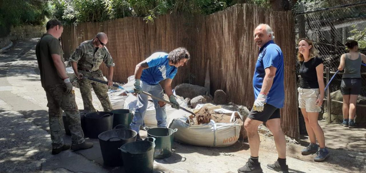 British Forces Gibraltar Personnel Provie Support To AWCP