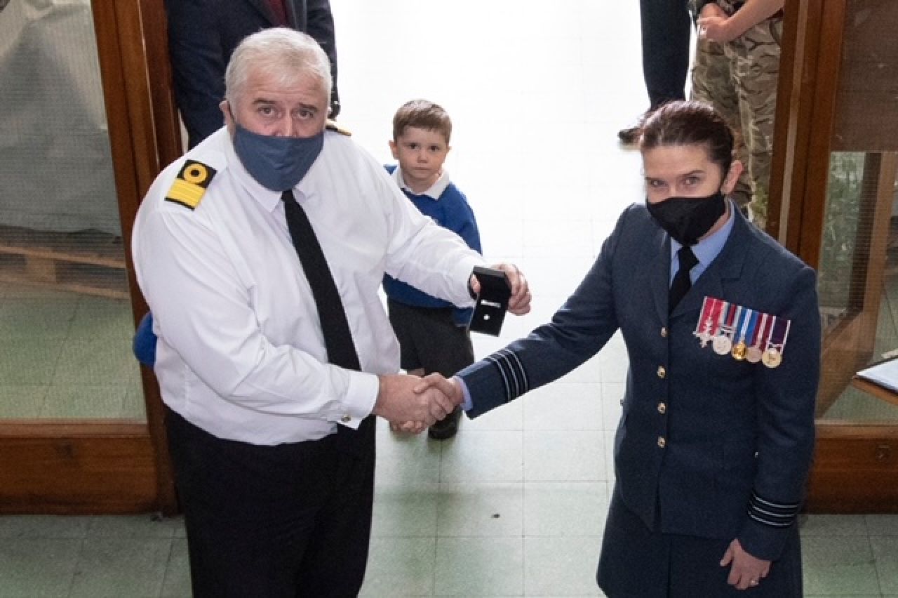 Honours And Awards At The Naval Base